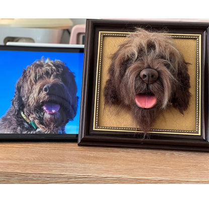 Handcrafted Wool Pet Portraits